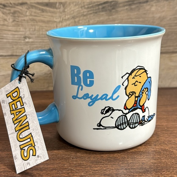 Super Cute Peanuts Linus & Snoopy Be Loyal Ceramic Mug - NEW - Picture 5 of 5